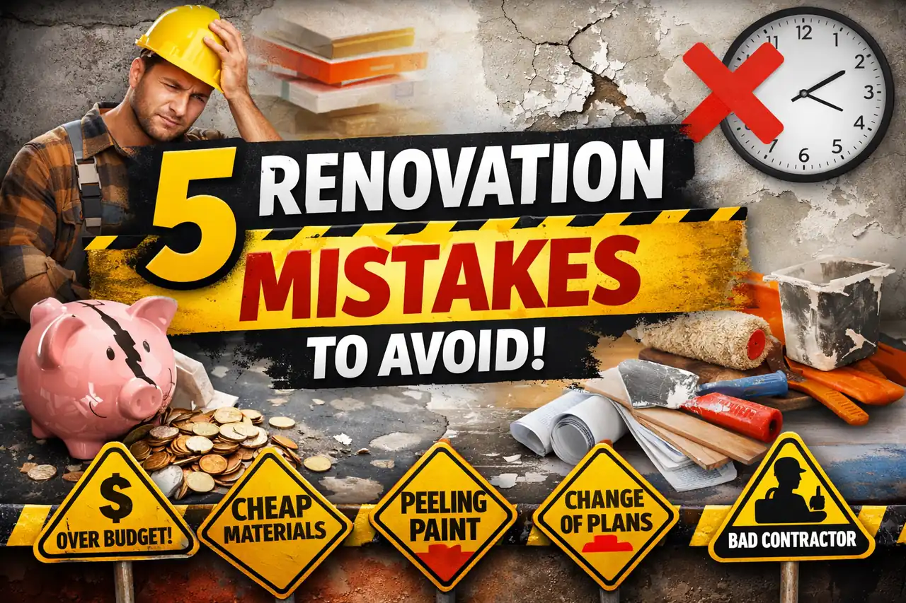 5 Renovation Mistakes to Avoid Before Starting Your Home Renovation in Singapore